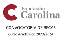 Becas Fundación Carolina Est. Int. Genero. Open a new window.