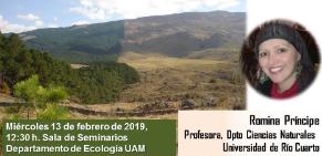 Efecto de la forestación con pináceas exóticas sobre la biodiversidad y el funcionamiento de sistemas fluviales en pastizales de altura de la región central de Argentina.