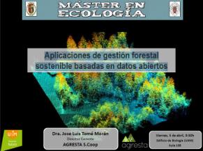 Seminario sobre gestión forestal sostenible.