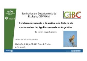 Seminario sobre la historia de la conservación del águila coronada en Argentina.