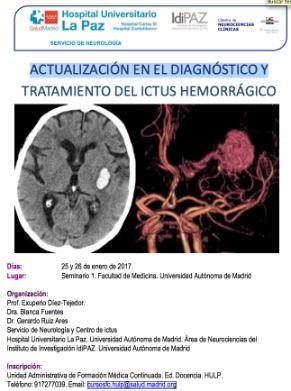 Curso Actualización en el Diagnóstico y Tratamiento del Ictus Hemorrágico