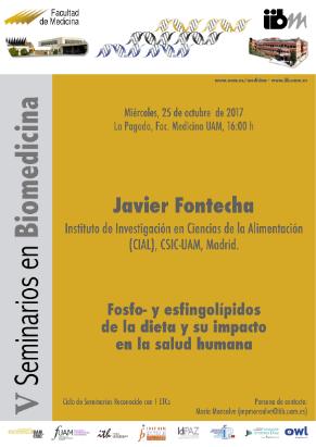 Cartel del Seminario: Fosfo- y esfingolípidos de la dieta y su impacto en la salud humana