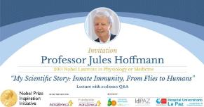 Invitación de la conferencia magistral del Prof. Jules Hoffmann