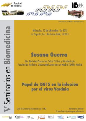 Cartel del Seminario: Papel de ISG15 en la infección por el virus Vaccinia