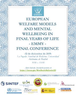 European Welfare Models and Mental Wellbeing in Final Years of Life - Emmy - Final Conference