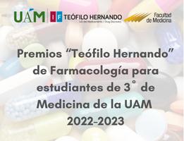 Premios «Teófilo Hernando» de Farmacología 2022-2023