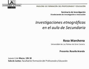 Seminario Rosa Marchena