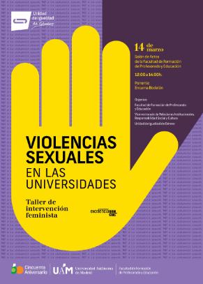 Violencias sexuales en las universidades. 