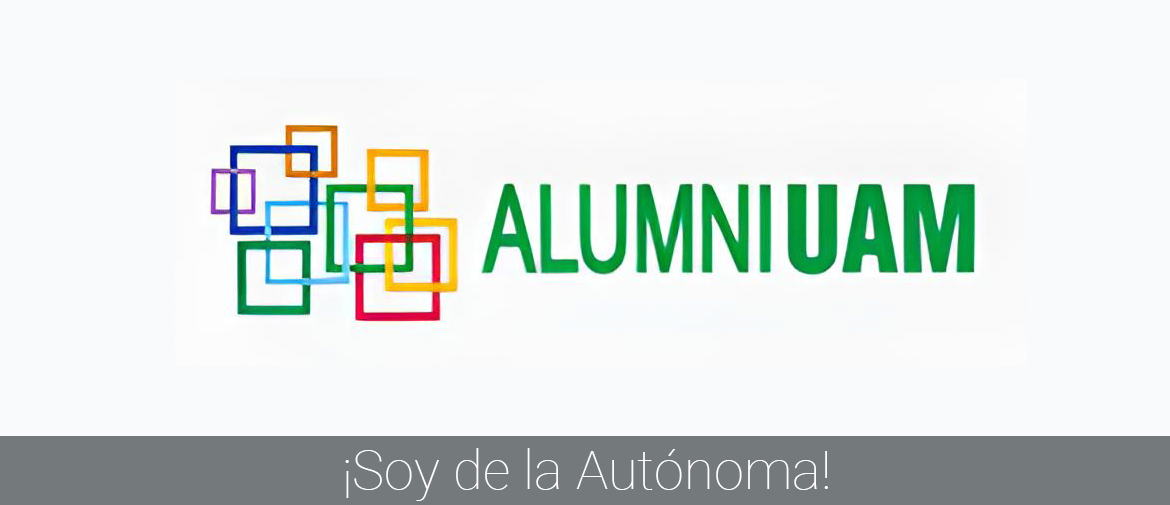 Banner Alumni UAM y enlace a su portal. Open a new window.