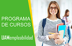 Banner Cursos Empleabilidad y enlace a su portal. Open a new window.