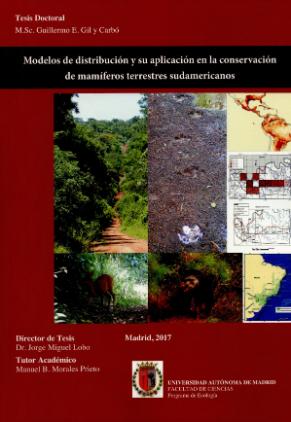Modelos de distribución y su aplicación en la conservación de mamíferos terrestres sudamericanos.