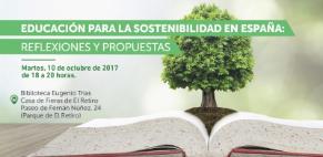 Educación para la Sostenibilidad en España: reflexiones y propuestas.