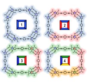 Hydrogen-bonded Multicomponent Nanoobjects