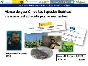 Seminario sobre gestión de especies exóticas invasoras.
