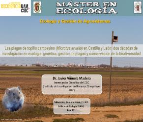 Seminario sobre plagas de topillo campesino en Castilla y León.