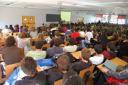 The auditorium is used for special events, like this information session on study programmes