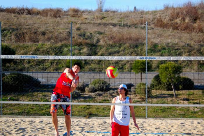 Beach volleyball is increasingly popular among the outdoor activities