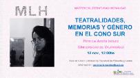 Cartel Conferencia María Fernanda Ampuero MULH