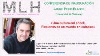 Cartel Conferencia Inauguración 2022-2023 Jaume Peris