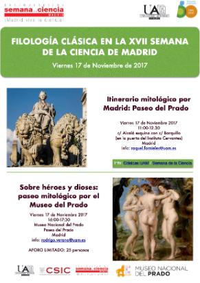 Clásicas en la Semana de la Ciencia de Madrid: Arte (17N)