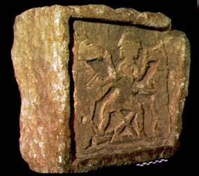 Relieve de una divinidad asociada a los caballos de Villaricos (Almería).