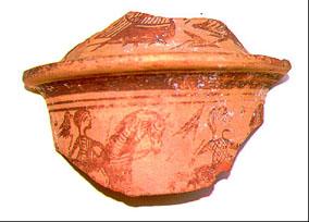 Fragmento de un vaso de Bolbax (Murcia)