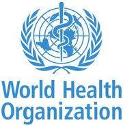 En la imagen se observa el logo de la Organización Mundial de la Salud