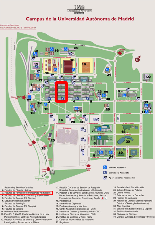 Plano de la Facultad