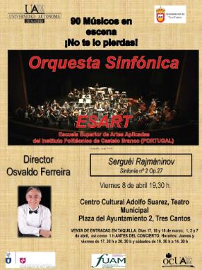 Orquesta Sinfónica ESART... 90 músicos en escena ¡No te lo pierdas!