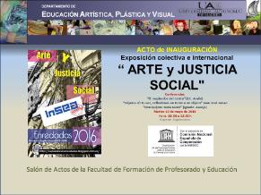 Exposición colectiva e internacional  ''Arte y Justicia Social''