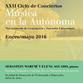 XXII Ciclo de Conciertos: Música en la Autónoma