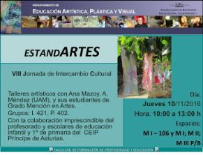 EstandArtes. VIII jornada de Intercambio Cultural