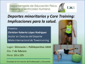 Deportes minoritarios y Core Training: Implicaciones para la salud.