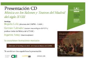 Presentación del CD 