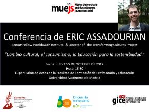 Conferencia ERIC ASSADOURIAN