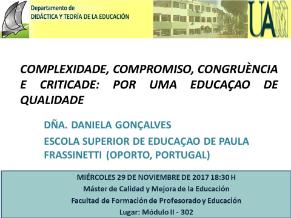 COMPLEXIDADE, COMPROMISO, CONGRUÈNCIA E CRITICADE: POR UMA EDUCAÇAO DE QUALIDADE