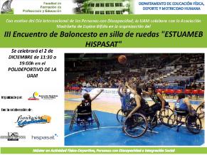 III Encuentro de Baloncesto en silla de ruedas 