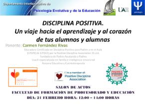 DISCIPLINA POSITIVA. Un viaje hacia el aprendizaje y al corazón de tus alumnos y alumnas