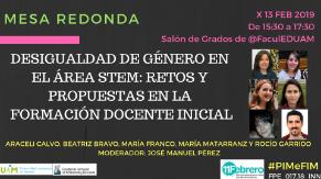 DESIGUALDAD DE GÉNERO EN EL ÁREA STEM: RETOS Y PROPUESTAS EN LA FORMACIÓN DOCENTE INICIAL.