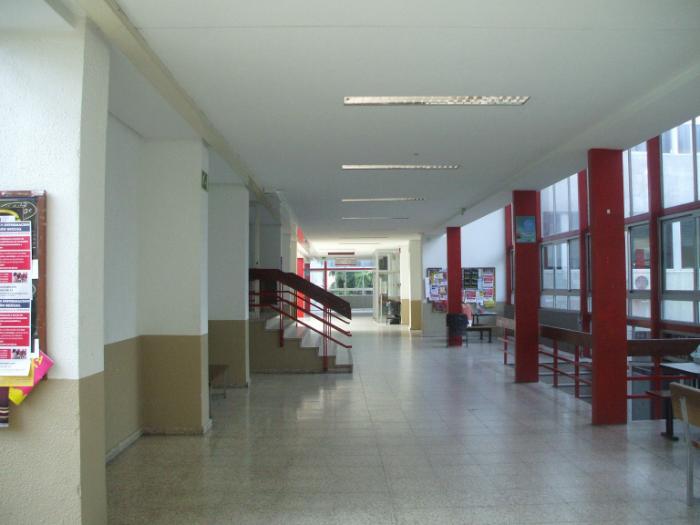 Pasillo de la Facultad