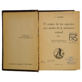 El origen de las especies por medio de la selección natural o la conservación de las razas favorecidas por la lucha por la existencia El origen de las especies por medio de la selección natural o la conservación de las razas favorecidas por la lucha por la existencia