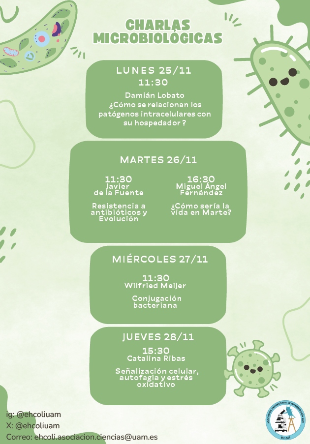 Jornada de charlas microbiológicas Eh Coli