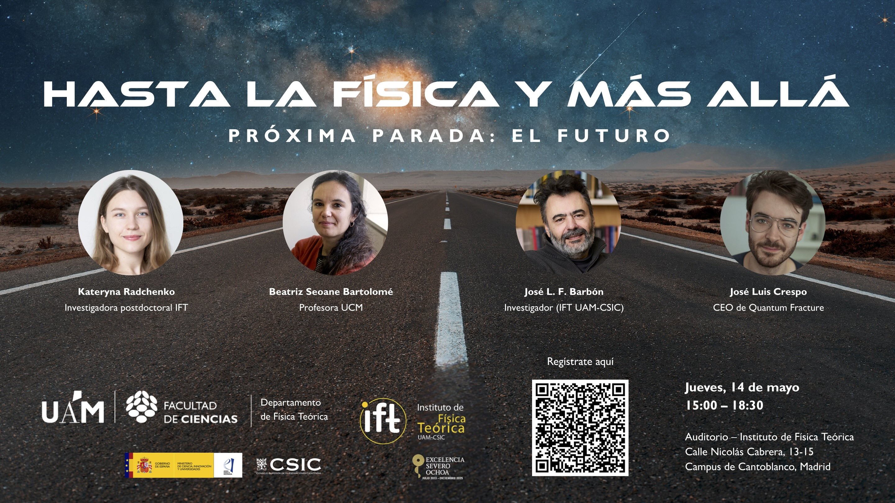 Cartel de anuncio del evento