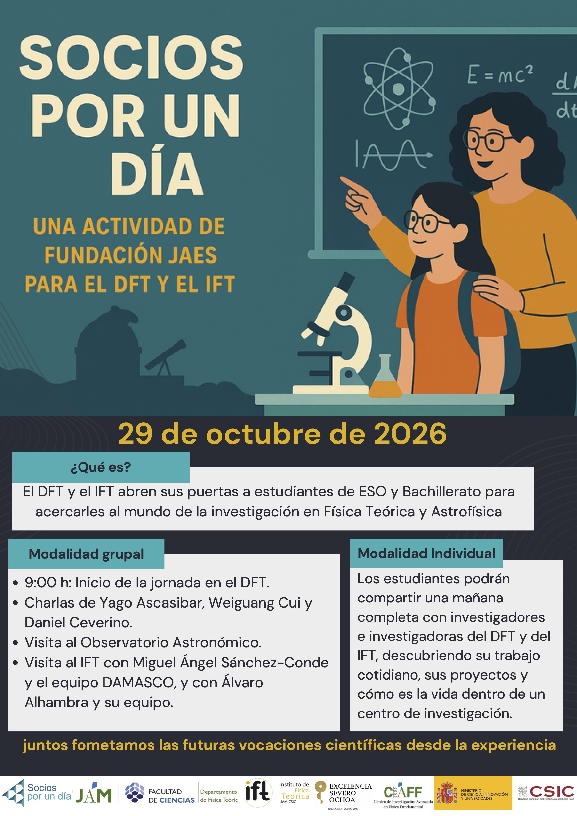 Cartel de la la actividad