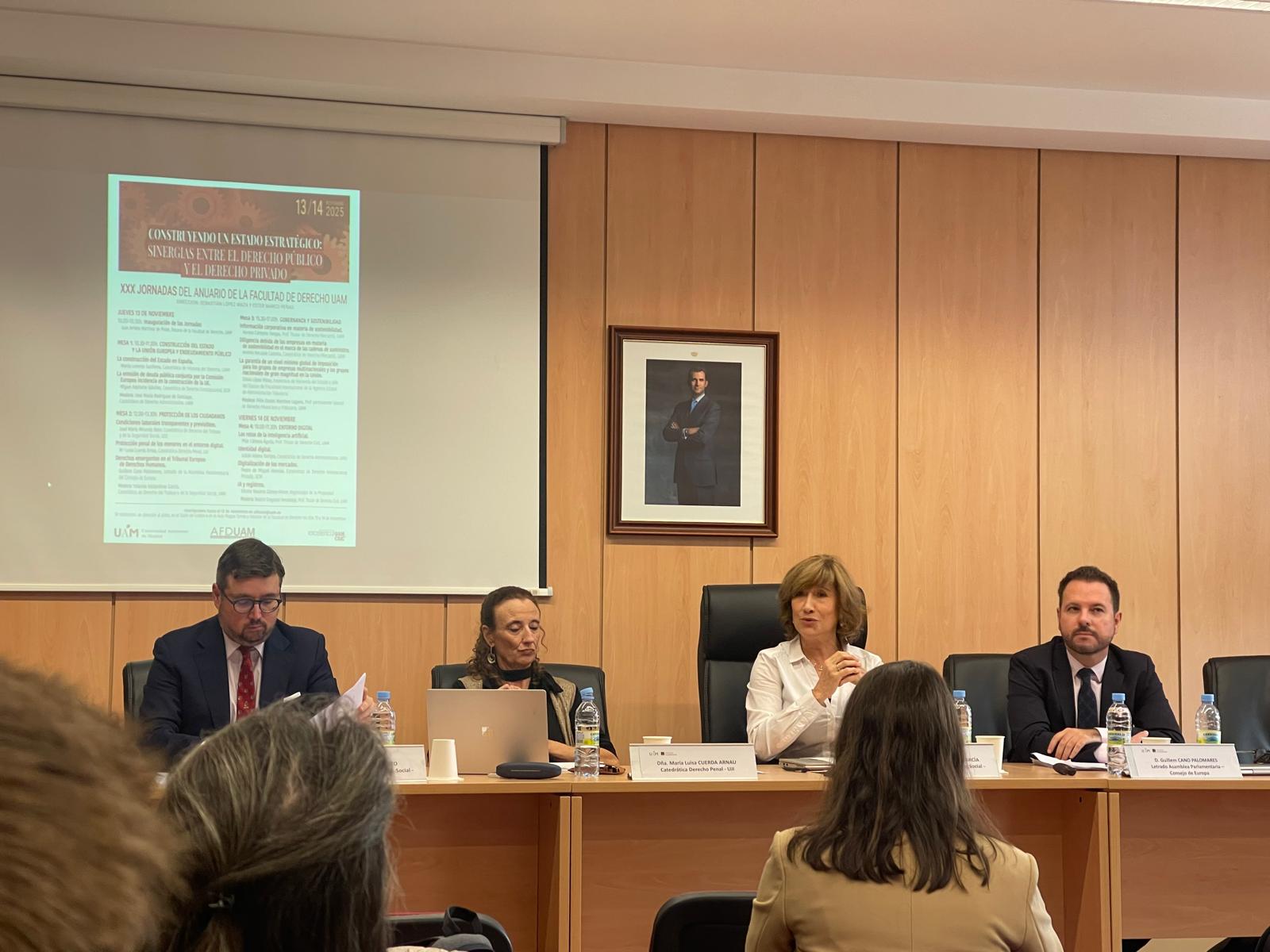 Foto Jornadas del Anuario de la Facultad de Derecho de la UAM