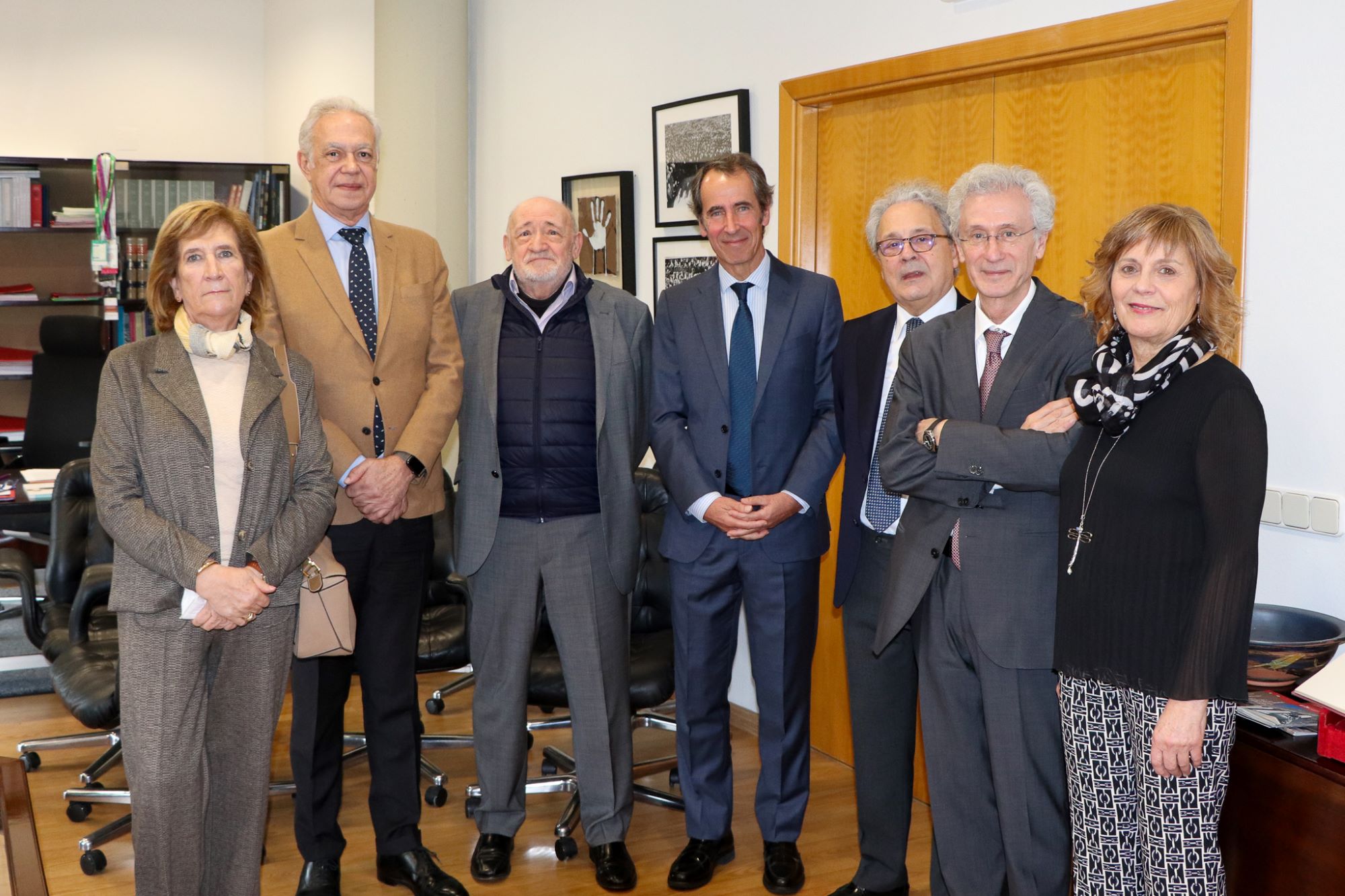 Foto del acto de homenaje al personal jubilado de la Facultad de Derecho