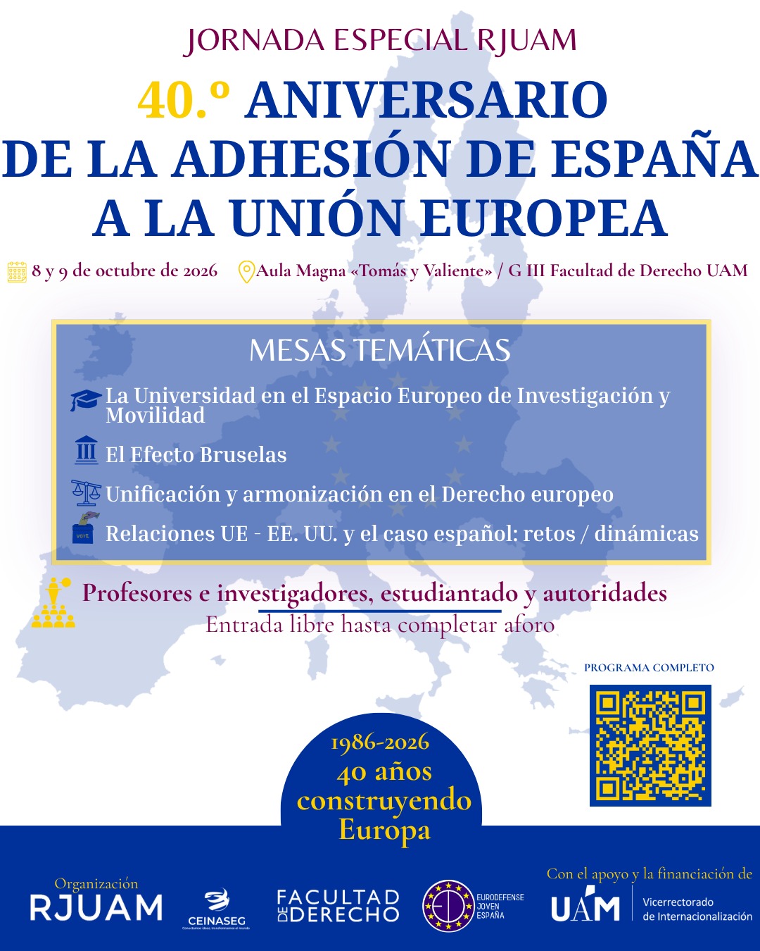 40 aniversario de la entrada de España en la UE