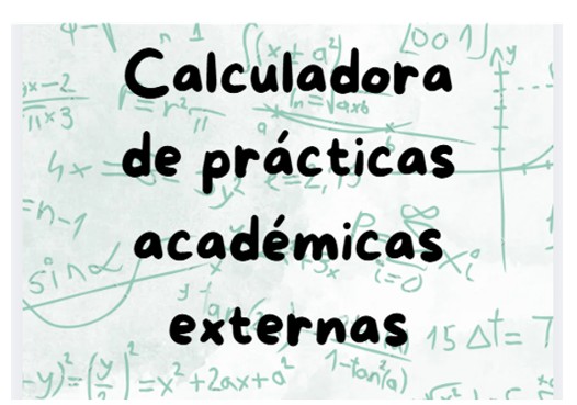 Texto calculadora de prácticas académicas externas