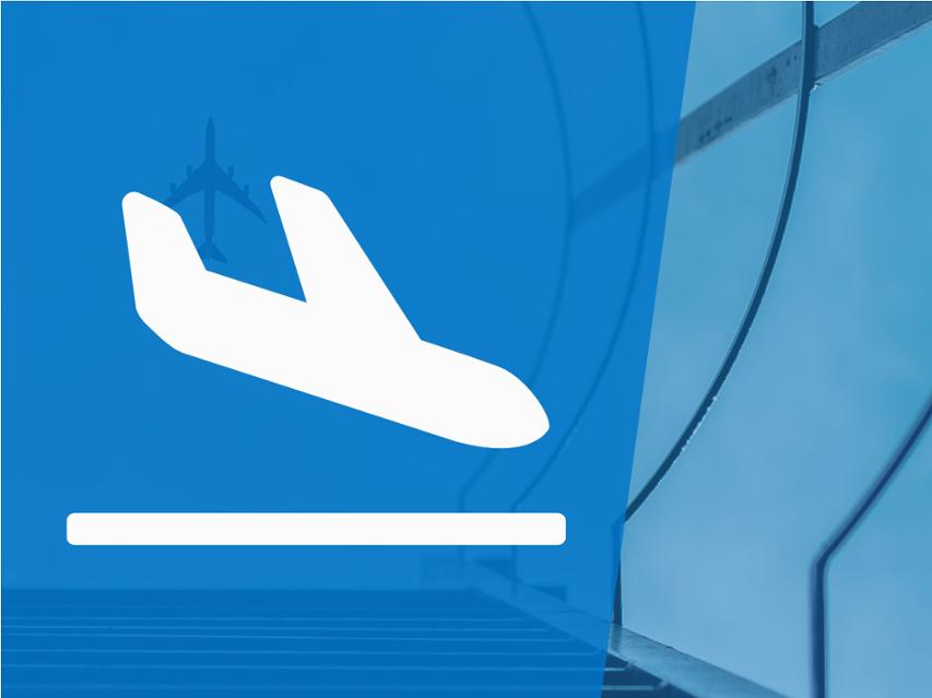 Imagen avión aterrizando