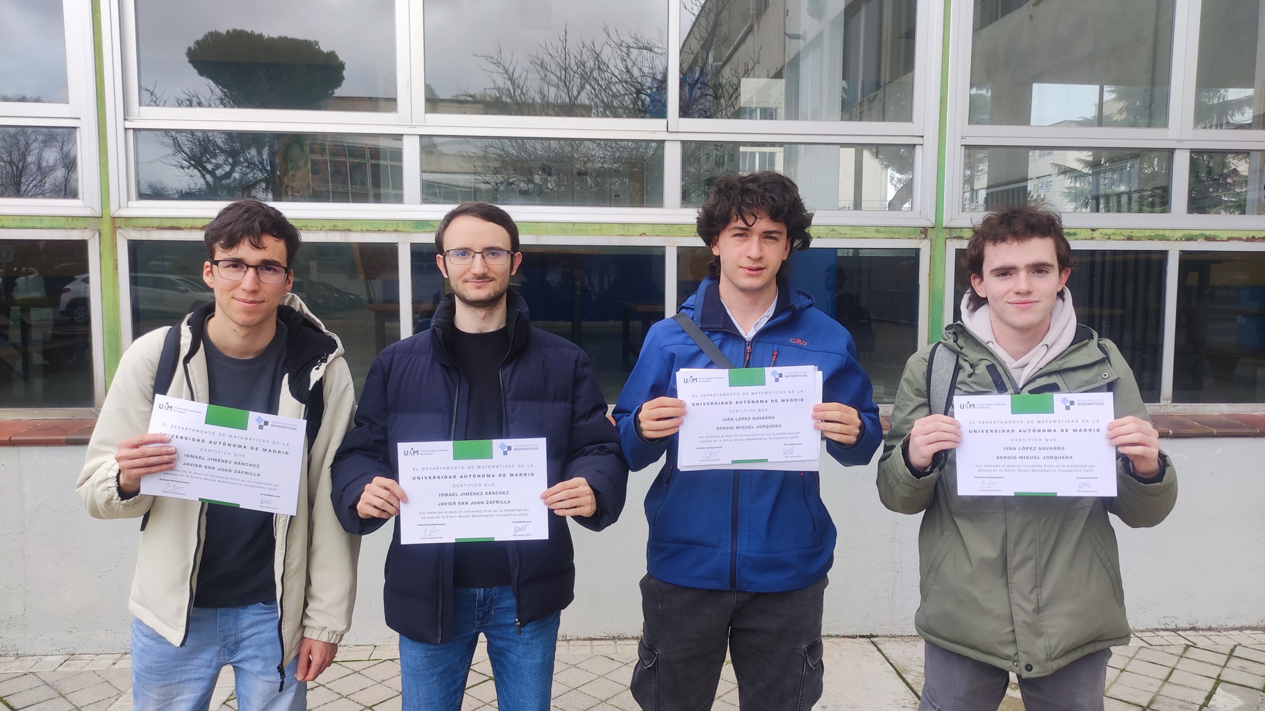 Participantes UAM en la Simon Marais Mathematics Competition 2025